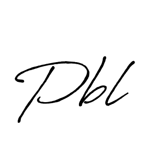 Also You can easily find your signature by using the search form. We will create Pbl name handwritten signature images for you free of cost using Antro_Vectra_Bolder sign style. Pbl signature style 7 images and pictures png