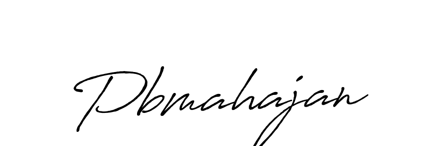 How to make Pbmahajan name signature. Use Antro_Vectra_Bolder style for creating short signs online. This is the latest handwritten sign. Pbmahajan signature style 7 images and pictures png