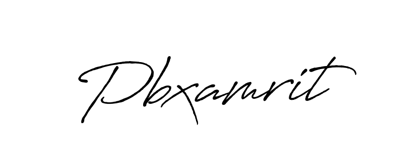 Create a beautiful signature design for name Pbxamrit. With this signature (Antro_Vectra_Bolder) fonts, you can make a handwritten signature for free. Pbxamrit signature style 7 images and pictures png