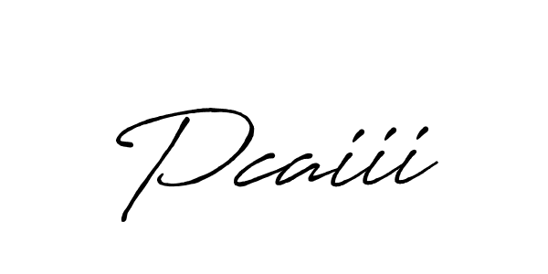 Create a beautiful signature design for name Pcaiii. With this signature (Antro_Vectra_Bolder) fonts, you can make a handwritten signature for free. Pcaiii signature style 7 images and pictures png