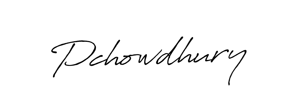 How to Draw Pchowdhury signature style? Antro_Vectra_Bolder is a latest design signature styles for name Pchowdhury. Pchowdhury signature style 7 images and pictures png