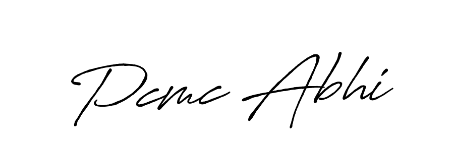 Here are the top 10 professional signature styles for the name Pcmc Abhi. These are the best autograph styles you can use for your name. Pcmc Abhi signature style 7 images and pictures png