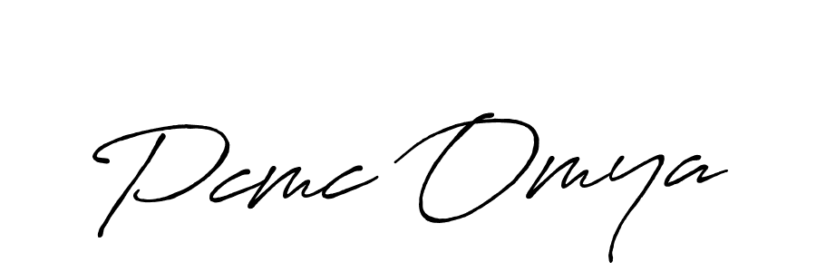 This is the best signature style for the Pcmc Omya name. Also you like these signature font (Antro_Vectra_Bolder). Mix name signature. Pcmc Omya signature style 7 images and pictures png