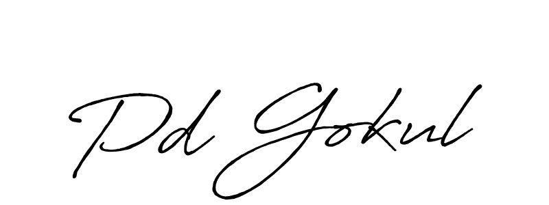 You should practise on your own different ways (Antro_Vectra_Bolder) to write your name (Pd Gokul) in signature. don't let someone else do it for you. Pd Gokul signature style 7 images and pictures png