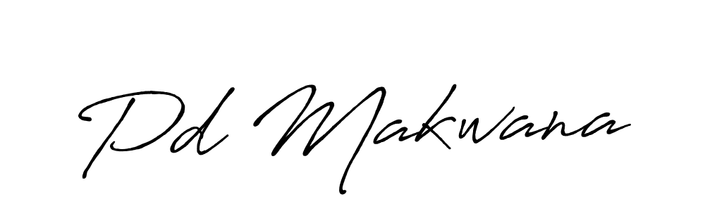 Design your own signature with our free online signature maker. With this signature software, you can create a handwritten (Antro_Vectra_Bolder) signature for name Pd Makwana. Pd Makwana signature style 7 images and pictures png