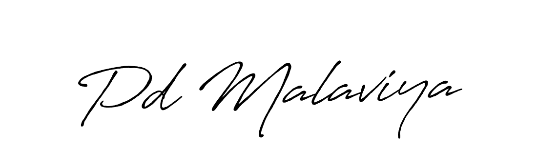 Also we have Pd Malaviya name is the best signature style. Create professional handwritten signature collection using Antro_Vectra_Bolder autograph style. Pd Malaviya signature style 7 images and pictures png