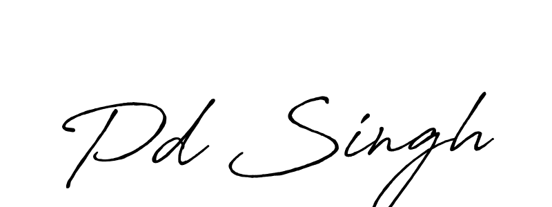 Also You can easily find your signature by using the search form. We will create Pd Singh name handwritten signature images for you free of cost using Antro_Vectra_Bolder sign style. Pd Singh signature style 7 images and pictures png