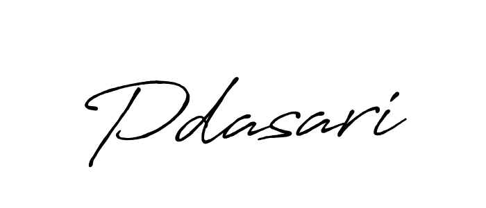 Use a signature maker to create a handwritten signature online. With this signature software, you can design (Antro_Vectra_Bolder) your own signature for name Pdasari. Pdasari signature style 7 images and pictures png