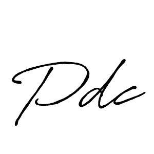 How to make Pdc name signature. Use Antro_Vectra_Bolder style for creating short signs online. This is the latest handwritten sign. Pdc signature style 7 images and pictures png