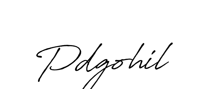 Also we have Pdgohil name is the best signature style. Create professional handwritten signature collection using Antro_Vectra_Bolder autograph style. Pdgohil signature style 7 images and pictures png