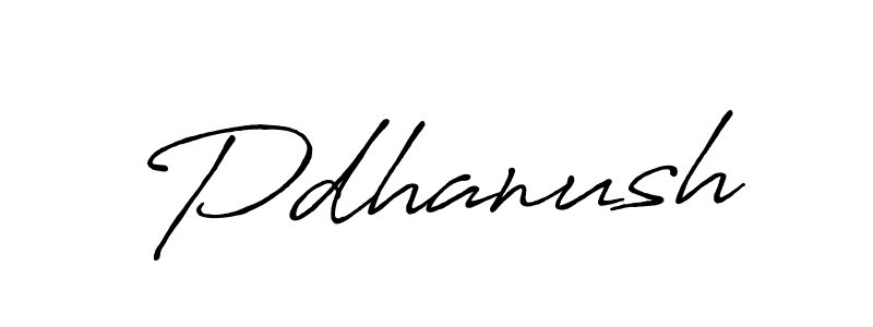 Design your own signature with our free online signature maker. With this signature software, you can create a handwritten (Antro_Vectra_Bolder) signature for name Pdhanush. Pdhanush signature style 7 images and pictures png