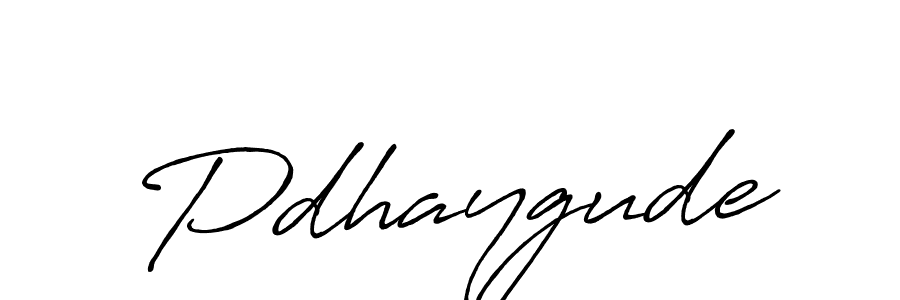 This is the best signature style for the Pdhaygude name. Also you like these signature font (Antro_Vectra_Bolder). Mix name signature. Pdhaygude signature style 7 images and pictures png