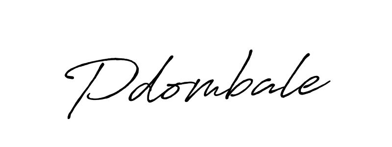 How to make Pdombale name signature. Use Antro_Vectra_Bolder style for creating short signs online. This is the latest handwritten sign. Pdombale signature style 7 images and pictures png