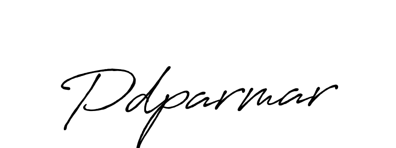 Also we have Pdparmar name is the best signature style. Create professional handwritten signature collection using Antro_Vectra_Bolder autograph style. Pdparmar signature style 7 images and pictures png