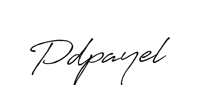 Pdpayel stylish signature style. Best Handwritten Sign (Antro_Vectra_Bolder) for my name. Handwritten Signature Collection Ideas for my name Pdpayel. Pdpayel signature style 7 images and pictures png