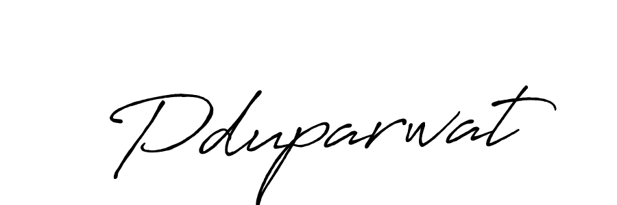 Pduparwat stylish signature style. Best Handwritten Sign (Antro_Vectra_Bolder) for my name. Handwritten Signature Collection Ideas for my name Pduparwat. Pduparwat signature style 7 images and pictures png