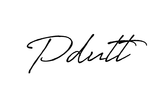 You should practise on your own different ways (Antro_Vectra_Bolder) to write your name (Pdutt) in signature. don't let someone else do it for you. Pdutt signature style 7 images and pictures png