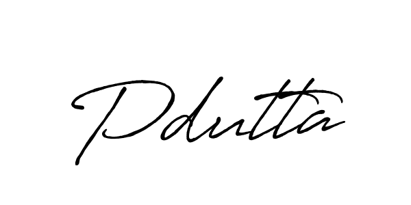 Also we have Pdutta name is the best signature style. Create professional handwritten signature collection using Antro_Vectra_Bolder autograph style. Pdutta signature style 7 images and pictures png