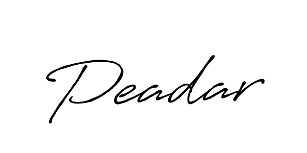 How to make Peadar signature? Antro_Vectra_Bolder is a professional autograph style. Create handwritten signature for Peadar name. Peadar signature style 7 images and pictures png