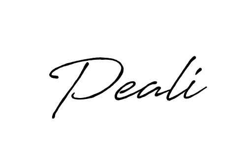 How to make Peali signature? Antro_Vectra_Bolder is a professional autograph style. Create handwritten signature for Peali name. Peali signature style 7 images and pictures png