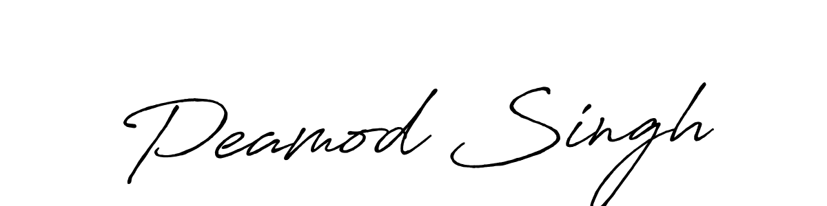 Also we have Peamod Singh name is the best signature style. Create professional handwritten signature collection using Antro_Vectra_Bolder autograph style. Peamod Singh signature style 7 images and pictures png