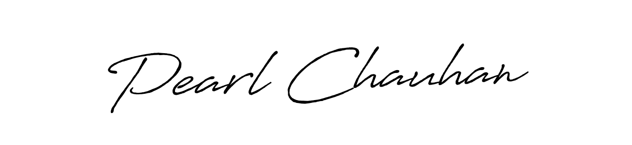 How to make Pearl Chauhan signature? Antro_Vectra_Bolder is a professional autograph style. Create handwritten signature for Pearl Chauhan name. Pearl Chauhan signature style 7 images and pictures png