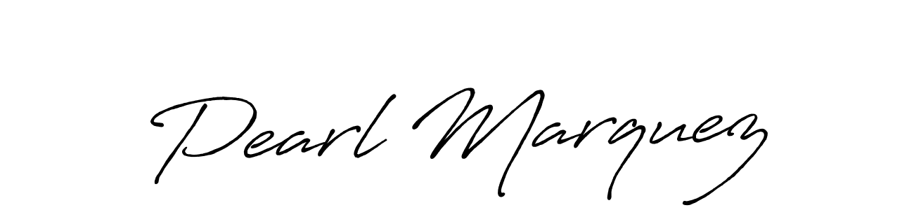 Create a beautiful signature design for name Pearl Marquez. With this signature (Antro_Vectra_Bolder) fonts, you can make a handwritten signature for free. Pearl Marquez signature style 7 images and pictures png