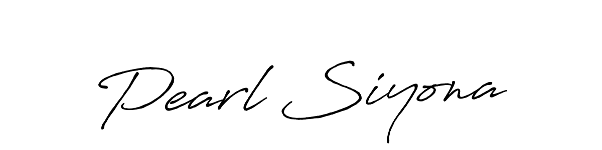 Design your own signature with our free online signature maker. With this signature software, you can create a handwritten (Antro_Vectra_Bolder) signature for name Pearl Siyona. Pearl Siyona signature style 7 images and pictures png