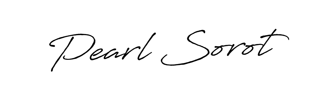 Create a beautiful signature design for name Pearl Sorot. With this signature (Antro_Vectra_Bolder) fonts, you can make a handwritten signature for free. Pearl Sorot signature style 7 images and pictures png