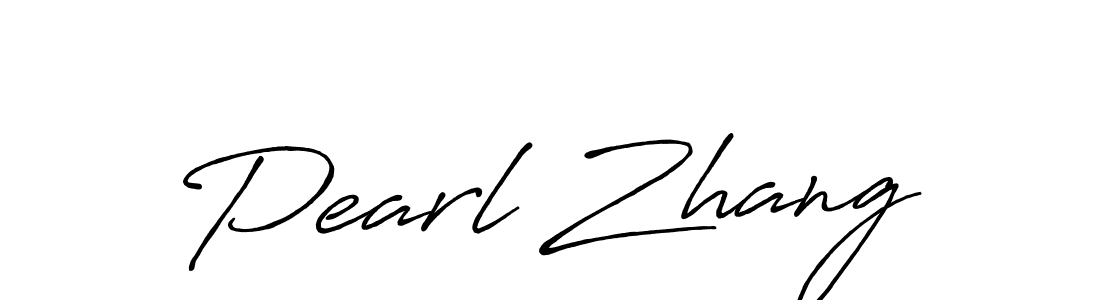 How to make Pearl Zhang name signature. Use Antro_Vectra_Bolder style for creating short signs online. This is the latest handwritten sign. Pearl Zhang signature style 7 images and pictures png