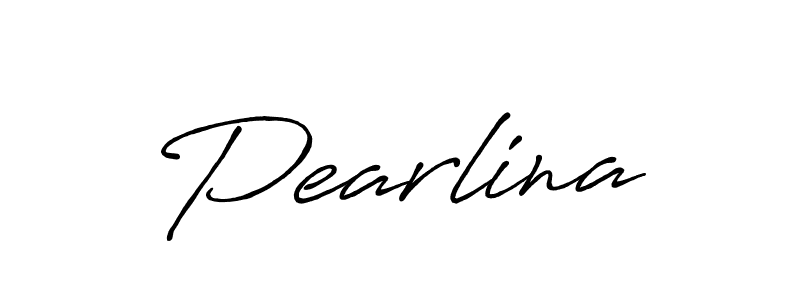 Pearlina stylish signature style. Best Handwritten Sign (Antro_Vectra_Bolder) for my name. Handwritten Signature Collection Ideas for my name Pearlina. Pearlina signature style 7 images and pictures png