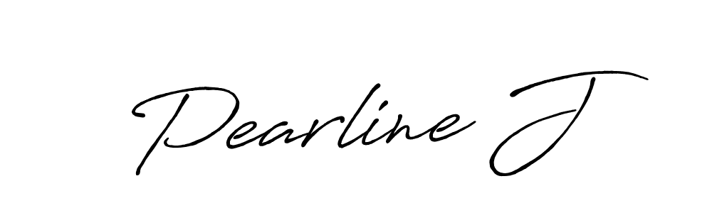 Similarly Antro_Vectra_Bolder is the best handwritten signature design. Signature creator online .You can use it as an online autograph creator for name Pearline J. Pearline J signature style 7 images and pictures png