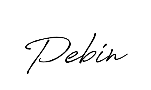 Create a beautiful signature design for name Pebin. With this signature (Antro_Vectra_Bolder) fonts, you can make a handwritten signature for free. Pebin signature style 7 images and pictures png