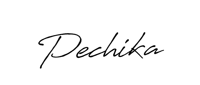 You should practise on your own different ways (Antro_Vectra_Bolder) to write your name (Pechika) in signature. don't let someone else do it for you. Pechika signature style 7 images and pictures png