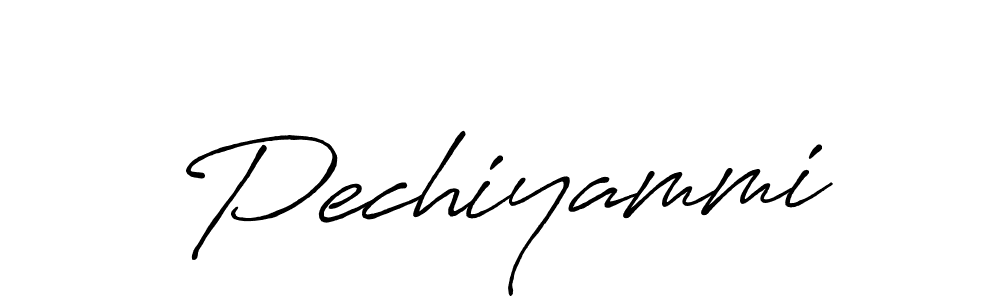 Design your own signature with our free online signature maker. With this signature software, you can create a handwritten (Antro_Vectra_Bolder) signature for name Pechiyammi. Pechiyammi signature style 7 images and pictures png