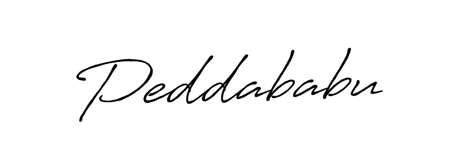 Design your own signature with our free online signature maker. With this signature software, you can create a handwritten (Antro_Vectra_Bolder) signature for name Peddababu. Peddababu signature style 7 images and pictures png