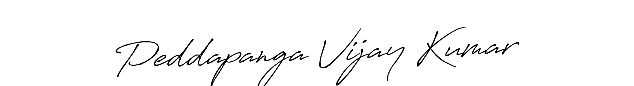 Design your own signature with our free online signature maker. With this signature software, you can create a handwritten (Antro_Vectra_Bolder) signature for name Peddapanga Vijay Kumar. Peddapanga Vijay Kumar signature style 7 images and pictures png