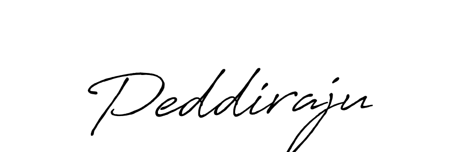 Design your own signature with our free online signature maker. With this signature software, you can create a handwritten (Antro_Vectra_Bolder) signature for name Peddiraju. Peddiraju signature style 7 images and pictures png