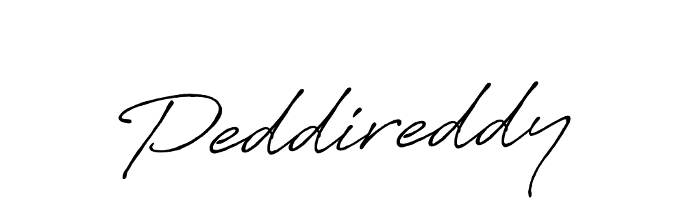 Create a beautiful signature design for name Peddireddy. With this signature (Antro_Vectra_Bolder) fonts, you can make a handwritten signature for free. Peddireddy signature style 7 images and pictures png