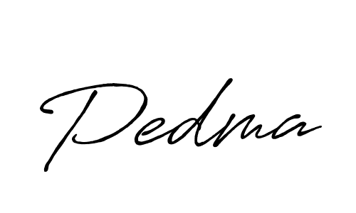 How to make Pedma signature? Antro_Vectra_Bolder is a professional autograph style. Create handwritten signature for Pedma name. Pedma signature style 7 images and pictures png