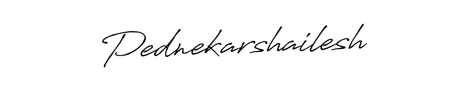 Use a signature maker to create a handwritten signature online. With this signature software, you can design (Antro_Vectra_Bolder) your own signature for name Pednekarshailesh. Pednekarshailesh signature style 7 images and pictures png