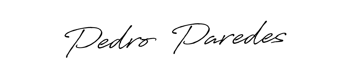 Antro_Vectra_Bolder is a professional signature style that is perfect for those who want to add a touch of class to their signature. It is also a great choice for those who want to make their signature more unique. Get Pedro  Paredes name to fancy signature for free. Pedro  Paredes signature style 7 images and pictures png