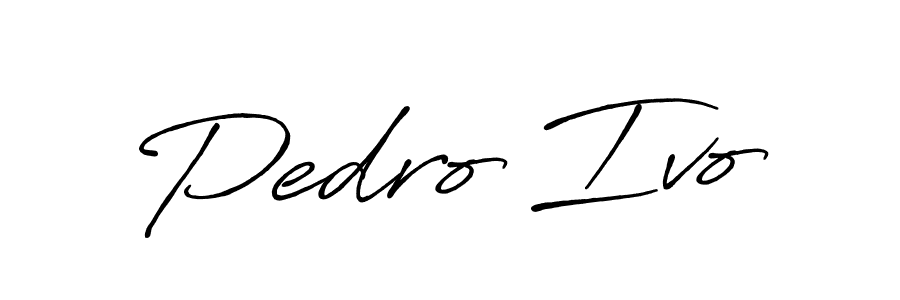 You should practise on your own different ways (Antro_Vectra_Bolder) to write your name (Pedro Ivo) in signature. don't let someone else do it for you. Pedro Ivo signature style 7 images and pictures png