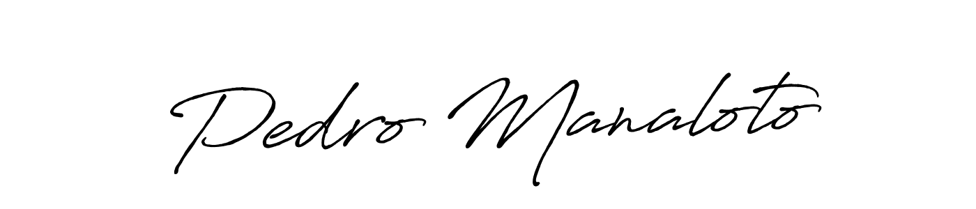 It looks lik you need a new signature style for name Pedro Manaloto. Design unique handwritten (Antro_Vectra_Bolder) signature with our free signature maker in just a few clicks. Pedro Manaloto signature style 7 images and pictures png