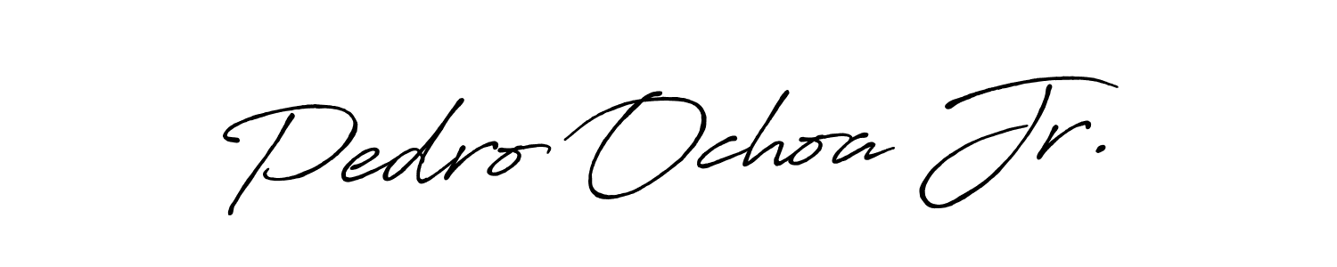 Once you've used our free online signature maker to create your best signature Antro_Vectra_Bolder style, it's time to enjoy all of the benefits that Pedro Ochoa Jr. name signing documents. Pedro Ochoa Jr. signature style 7 images and pictures png