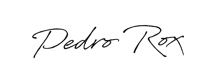 The best way (Antro_Vectra_Bolder) to make a short signature is to pick only two or three words in your name. The name Pedro Rox include a total of six letters. For converting this name. Pedro Rox signature style 7 images and pictures png