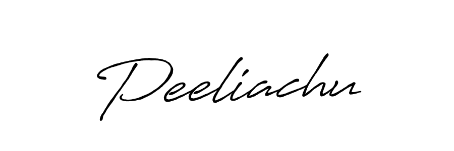 Peeliachu stylish signature style. Best Handwritten Sign (Antro_Vectra_Bolder) for my name. Handwritten Signature Collection Ideas for my name Peeliachu. Peeliachu signature style 7 images and pictures png