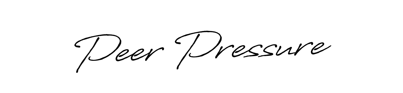 Also You can easily find your signature by using the search form. We will create Peer Pressure name handwritten signature images for you free of cost using Antro_Vectra_Bolder sign style. Peer Pressure signature style 7 images and pictures png