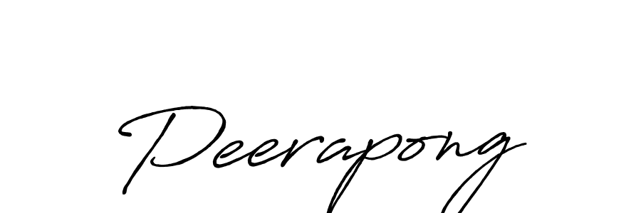 How to make Peerapong signature? Antro_Vectra_Bolder is a professional autograph style. Create handwritten signature for Peerapong name. Peerapong signature style 7 images and pictures png