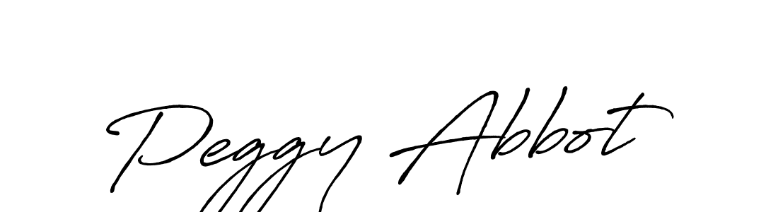 Design your own signature with our free online signature maker. With this signature software, you can create a handwritten (Antro_Vectra_Bolder) signature for name Peggy Abbot. Peggy Abbot signature style 7 images and pictures png